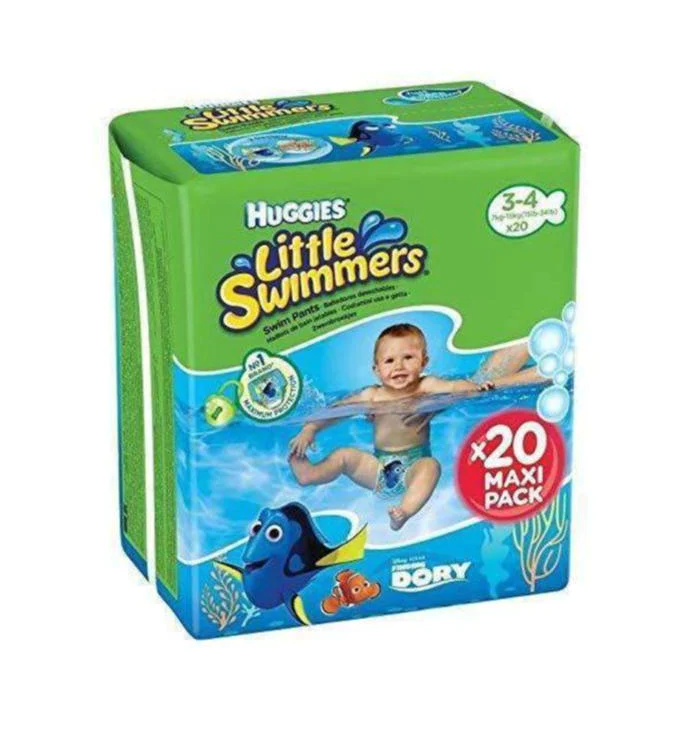LITTLE SWIMMER 3-4 KG.7-15 PZ.12 HUGGIES