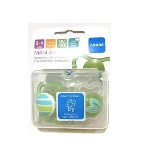 MAM 2 SUCCHIETTI AIR CAUCCIU 2-6 MESI NEUTRO