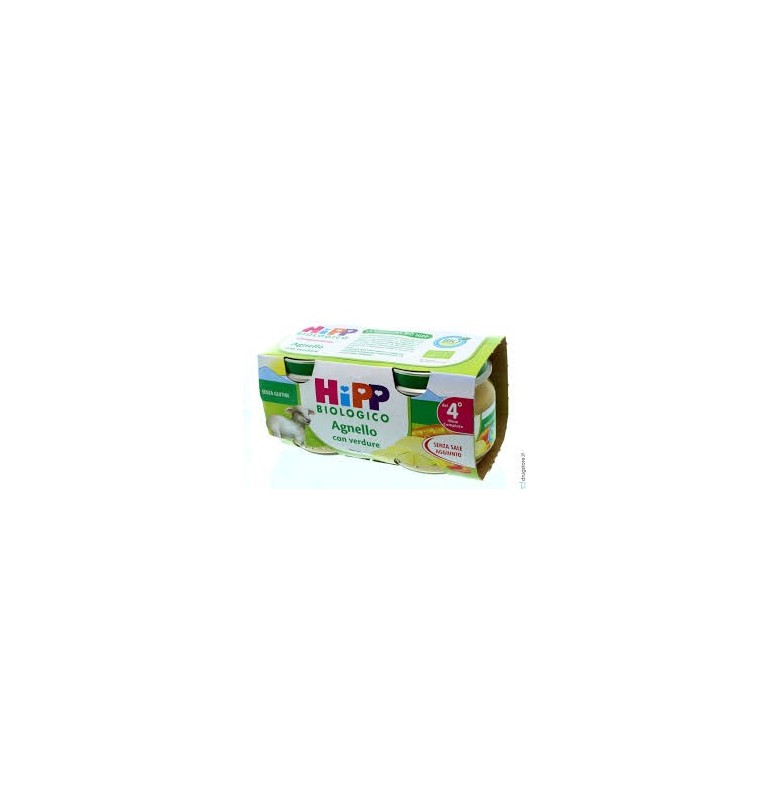 HIPP AGNELLO CON VERDURE 2x80GR