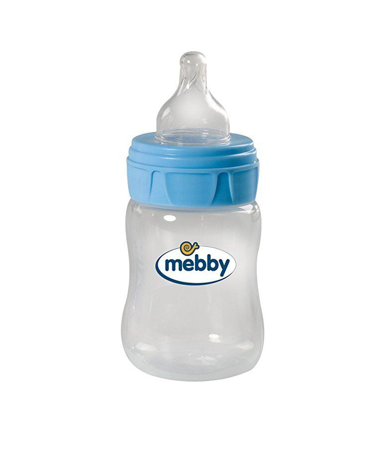 MEBBY BIBERON STEP 1+2 ANTICOLICA SILICONE 150ML BLU
