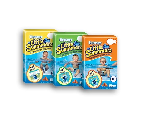 LITTLE SWIMMERS 2-3 PZ 12 HUGGIES – Papambo - Main Image