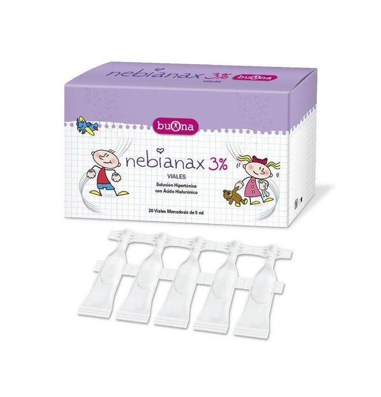 NEBIAL 3% FLACONCINI 20 DA 5ML SOLUZIONE IPERTONICA