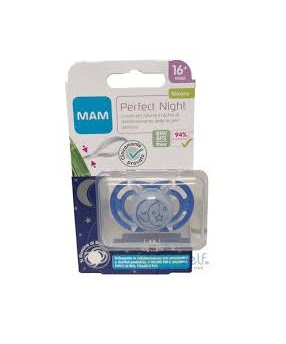 MAM SUCCHIETTO PERFECT NIGHT SILICONE 16M+ MASCHIO