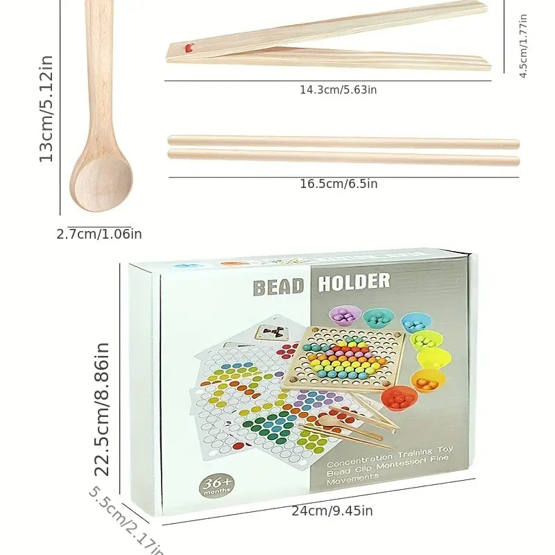 Puzzle, Perline e Allenamento Educativo Precoce Giocattoli Didattici Montessori