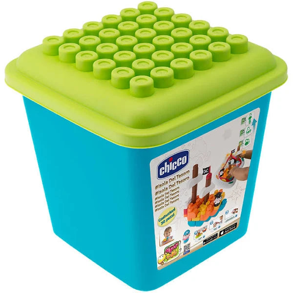 GIOCO COSTRUZIONI ISOLA DEL TESORO 60PZ