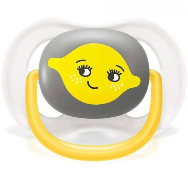 AVENT 2 SUCCHIETTI ULTRA AIR HAPPY 6-18 MESI NEUTRO LIMONI