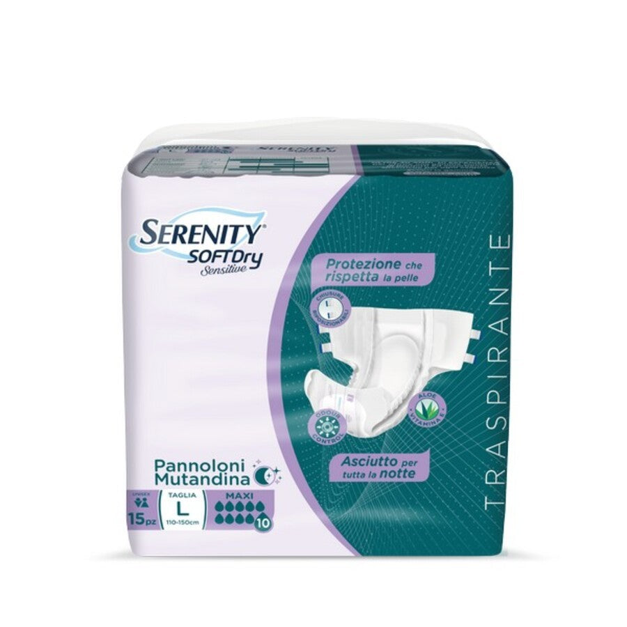 SERENITY PANNOLONE MUTANDINA SENSITIVE MAXI TG.L 4PZ