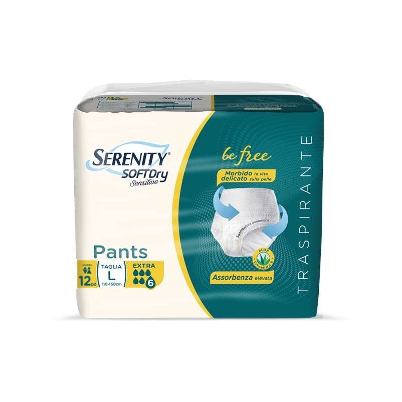 SERENITY PANTS SENSITIVE EXTRA TG.L 12PZ