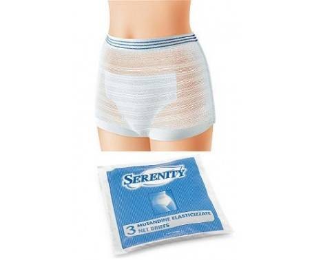 SERENITY MUTANDE A RETE XXL 3PZ