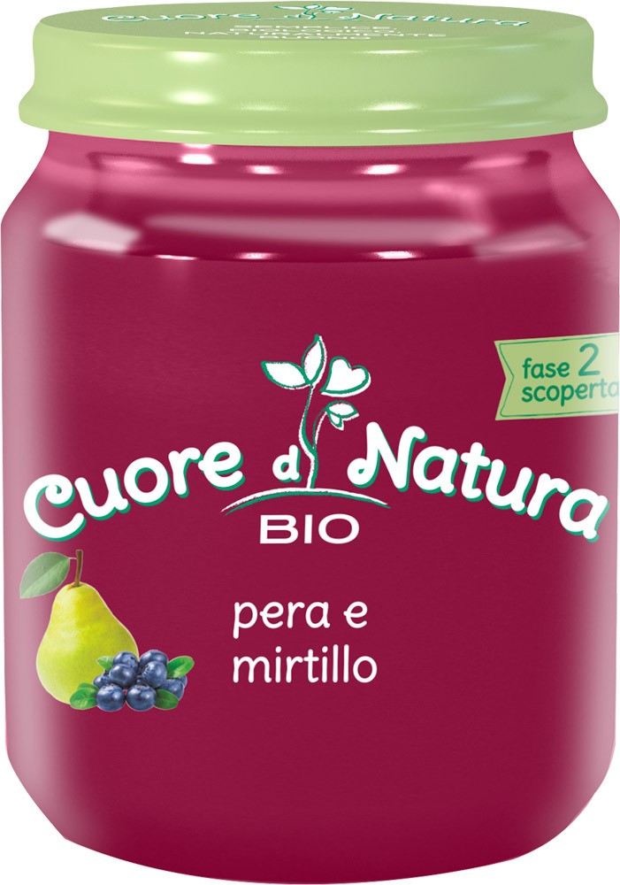 PLASMON PERA MIRTILLO 2x104GR