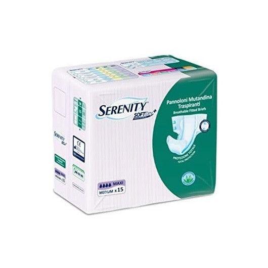 SERENITY PANNOLONE MUTANDINA SOFTDRY MAXI TG.M 15PZ
