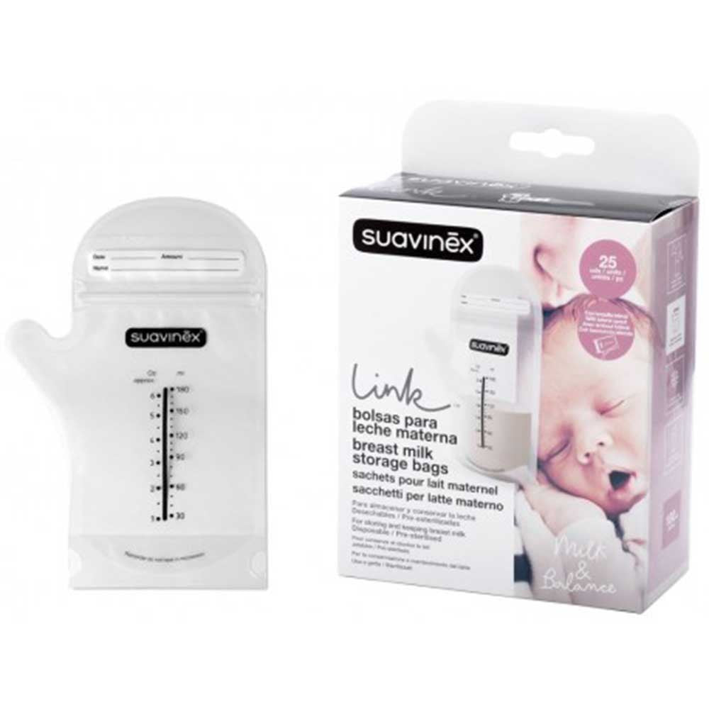 SUAVINEX SACCHETTI CONSERVAZIONE LATTE 25PZ