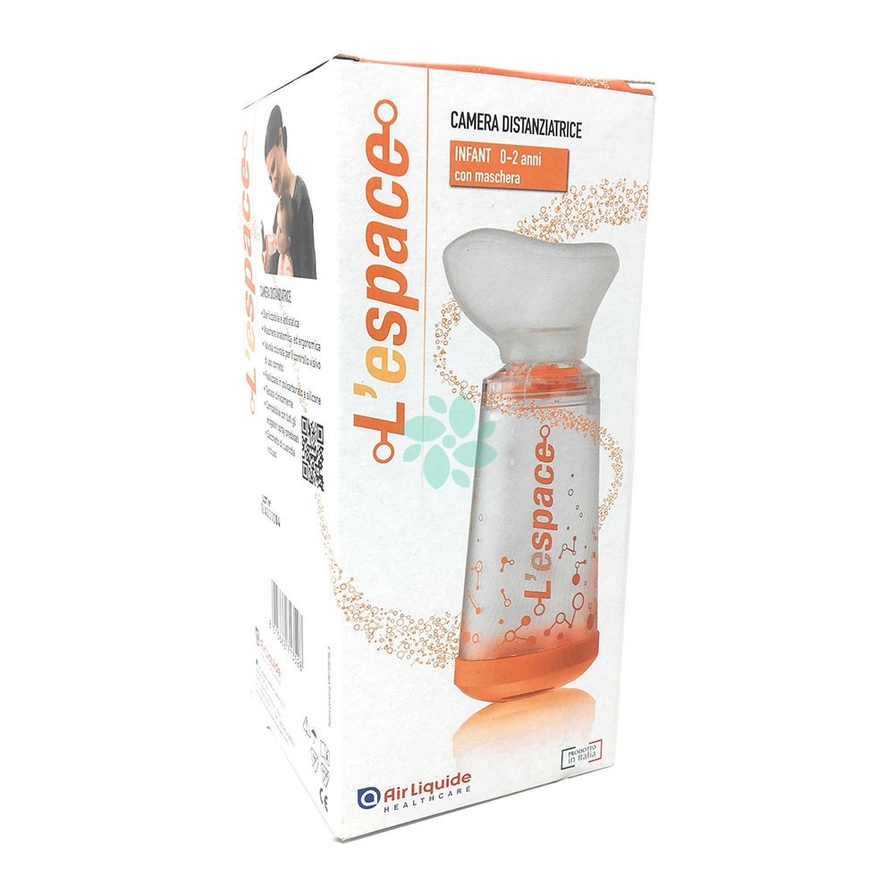 L ESPACE ARANCIONE DISTANZIATORE C/MASCHERA 0-2 ANNI