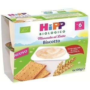 HIPP MERENDA LATTE BISCOTTO 4x100GR