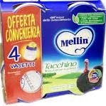 MELLIN TACCHINO 4PZ 80GR OMOGENEIZZATO