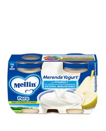 MELLIN MERENDA PERA YOGURT 120GR 2PZ