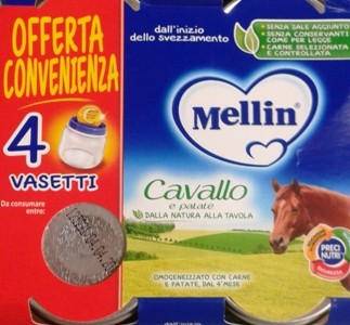 MELLIN CAVALLO 4PZ 80GR OMOGENEIZZATO