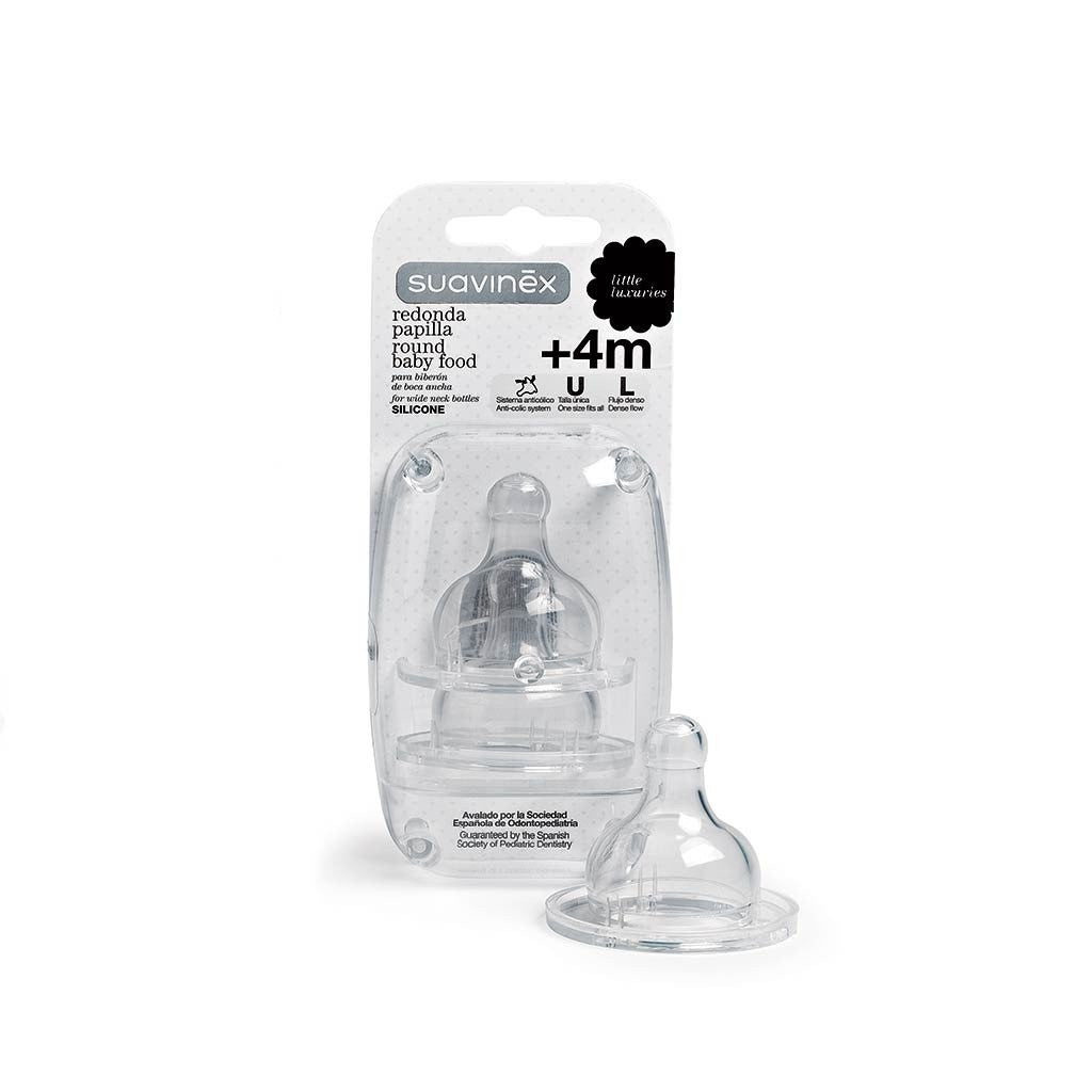 SUAVINEX TETTARELLA PAPPA SILICONE 4M+ 2PZ