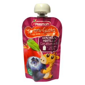 PLASMON SPREMI E GUSTA MELA/MIRTILLO 100GR