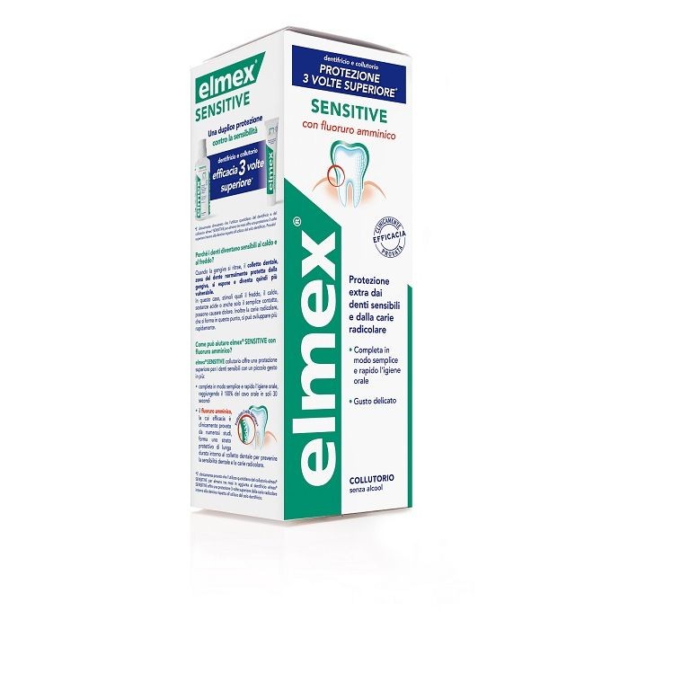 ELMEX SENSITIVE PLUS COLLUTORIO VERDE 400ML