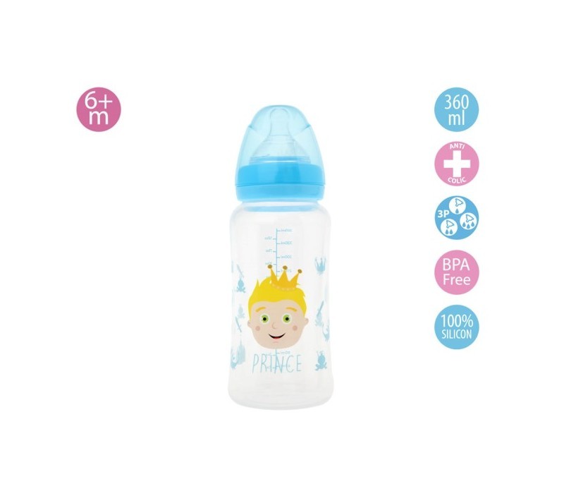 KIOKIDS BIBERON 360ML BLU