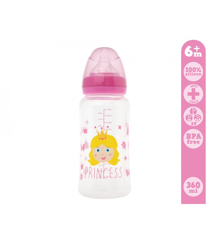 KIOKIDS BIBERON 360ML ROSA