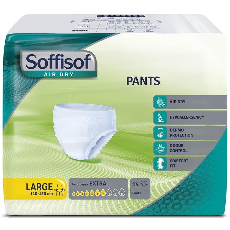 SOFFISOF PANTS EXTRA TG.L 14 PZ