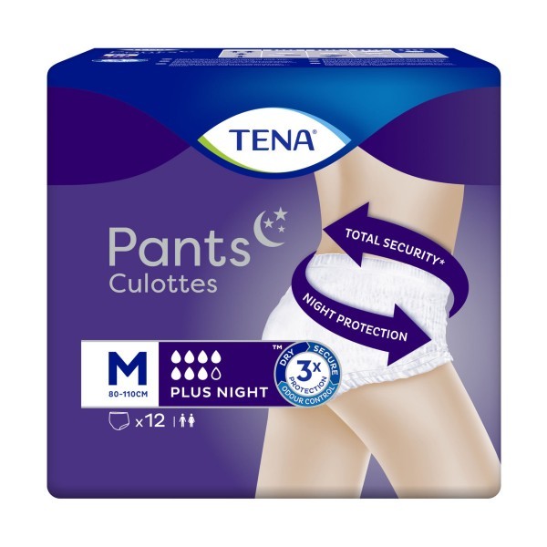 TENA PANTS NIGHT SUPER TG.M 10PZ