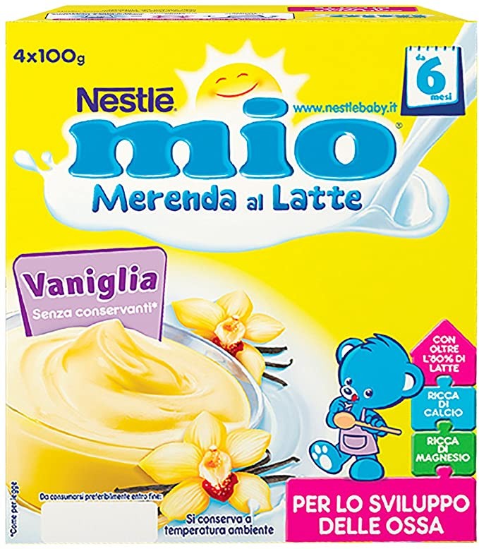 NESTLE MIO MERENDA SEMOLINO VANIGLIA 4x100GR