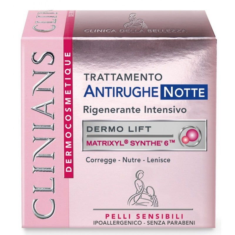 CLINIANS TRATTAMENTO ANTIRUGHE NOTTE VASO 50ML RIGENERANTE