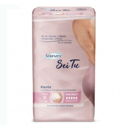 SERENITY PANTS SEI TU DISCREET TG.M 12 PZ