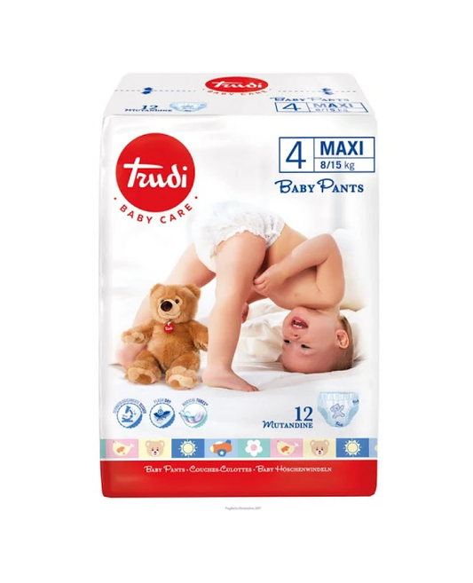 TRUDI PANTS TG.4 MAXI 8-15KG 12PZ MUTANDINA