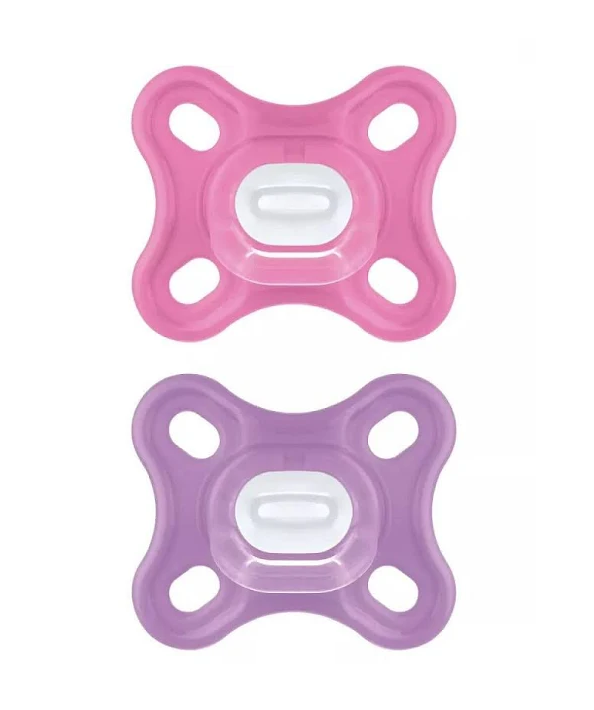 MAM SUCCHIETTO COMFORT 0-2M SILICONE FEMMINA 2PZ