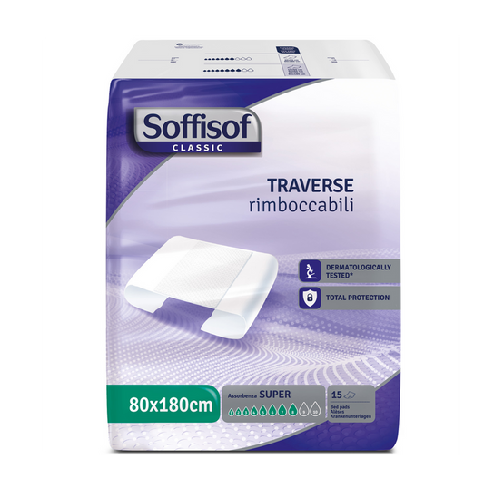 SOFFISOF TRAVERSE 80x180CM RIMBOCCABILI 15PZ