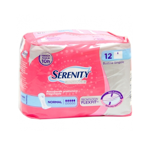 SERENITY ADVANCE NORMAL 12PZ ASSORBENTE ANATOMICO