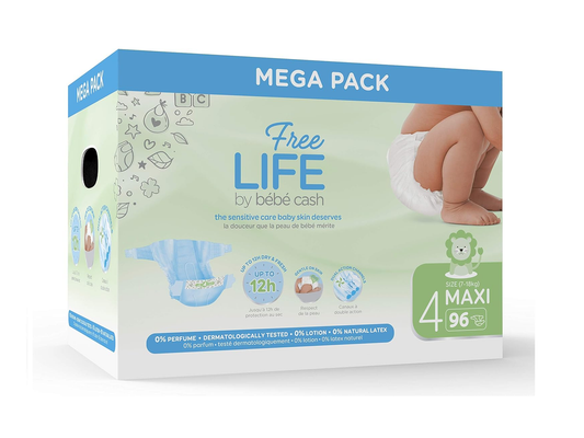 FREELIFE TG.4 MAXI 7-18KG 48PZ BY BEBE' CASH 500274400