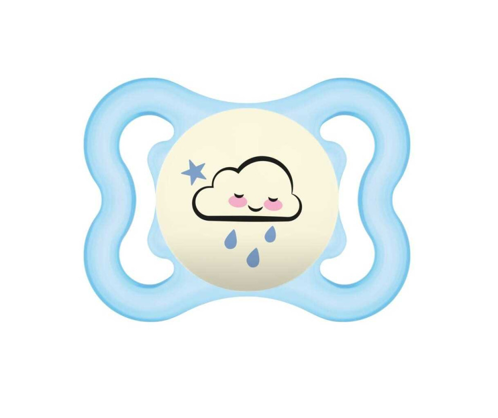 MAM SUCCHIETTO SUPREME NIGHT 2-6MESI SILICONE MASCHIO