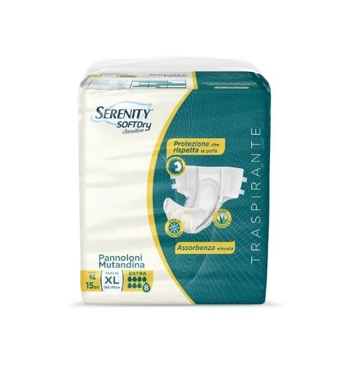 SERENITY PANNOLONE MUTANDINA SENSIT.EXTRA TG.XL 15PZ