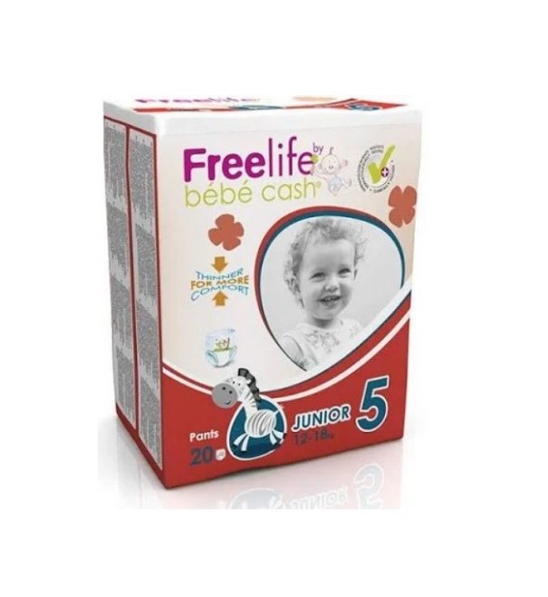 FREELIFE TG.5 JUNIOR 11-25KG 42PZ BY BEBE' CASH 500274500