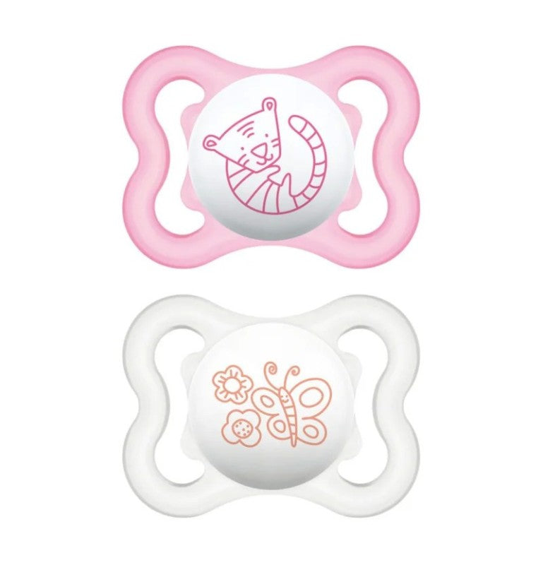 MAM 2 SUCCHIETTI AIR SILICONE 2-6 MESI FEMMINA