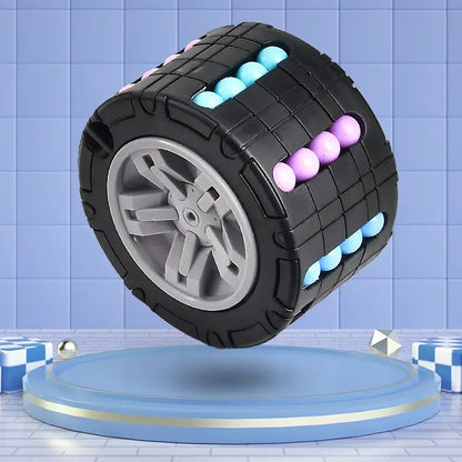 Cubo cilindro 3D Fagiolo magico Giroscopio puzzle scorrevoli Antistress