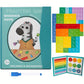 Libro Frazione Multicolore - Aritmetica Arcobaleno Montessori