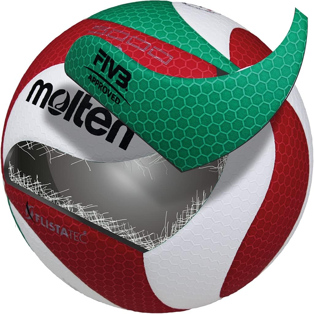 Molten Top V5M5000-DE - Palla da Pallavolo, FIVB Indoor e Outdoor
