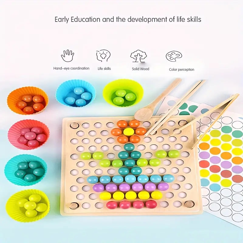 Puzzle, Perline e Allenamento Educativo Precoce Giocattoli Didattici Montessori