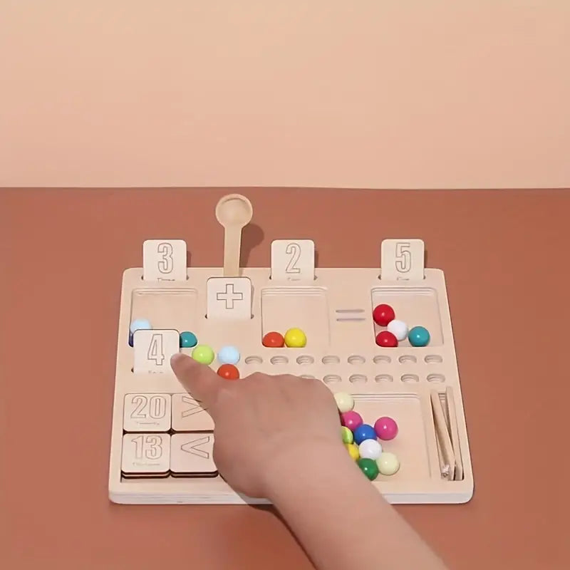 Addizione e Sottrazione con blocchi in Legno - Montessori