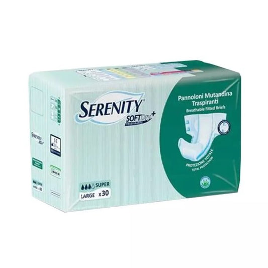 SERENITY PANNOLONE MUTANDINA SOFTDRY SUPER TG.L 30PZ