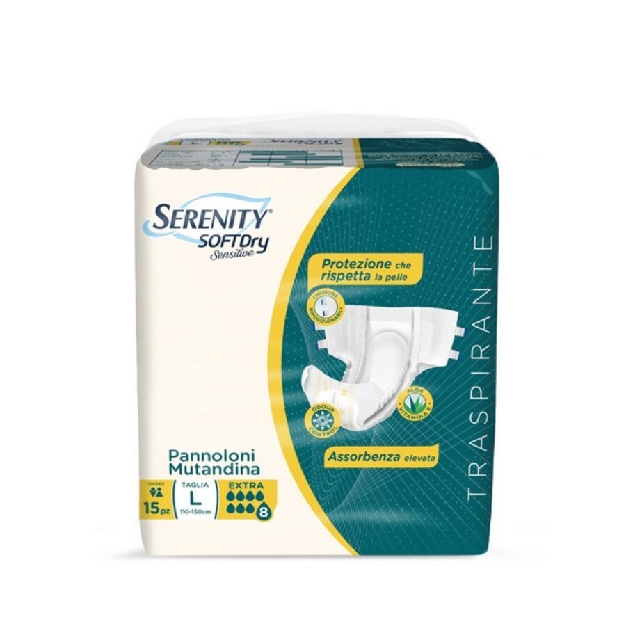 SERENITY PANNOLONE MUTANDINA SENSITIVE EXTRA TG.L 4P