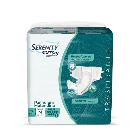 SERENITY PANNOLONE MUTANDINA SENSITIVE SUPER TG.M 15