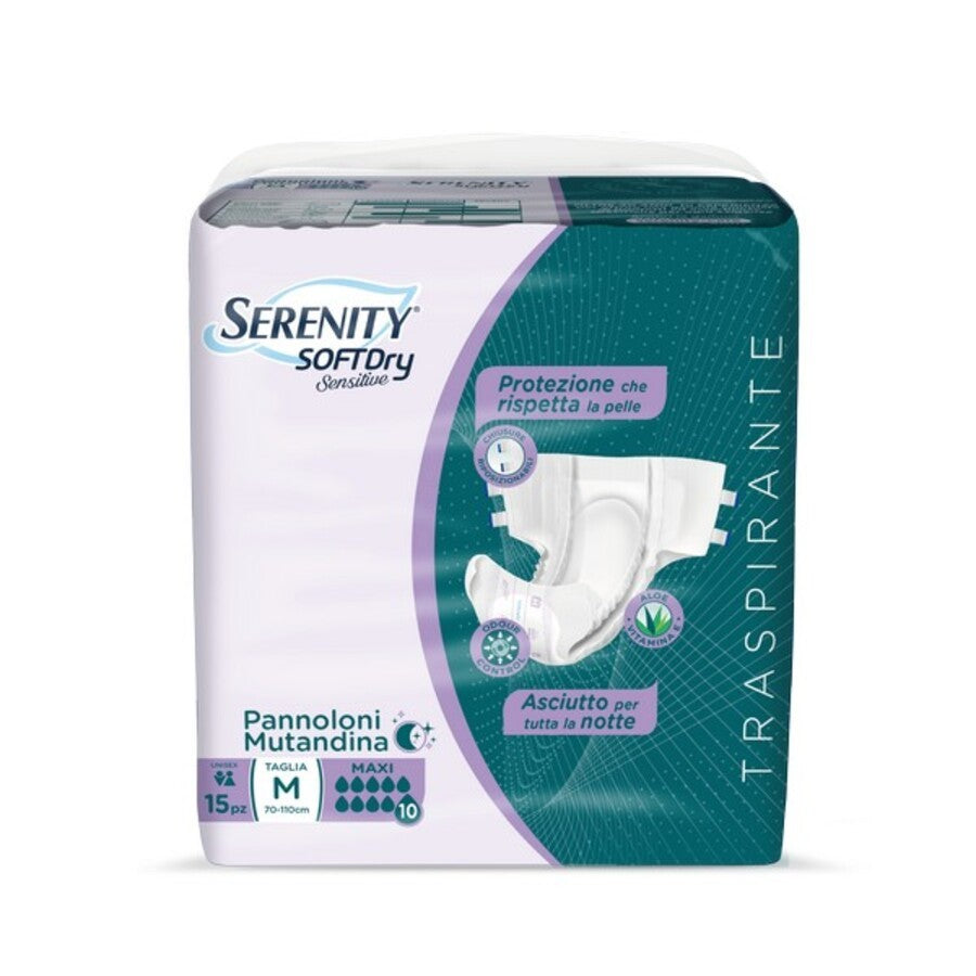 SERENITY PANNOLONE MUTANDINA SENSITIVE MAXI TG.M 15Z