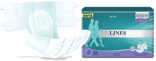 LINES SPECIALIST PANN.MUTANDINA MAXI MIS.GR 30PZ DERMA PROT